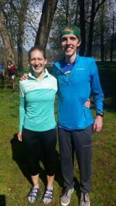 Trisha and Keith at Gorge Waterfalls 50k