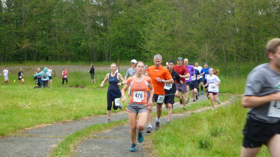 Trisha Steidl at the Cougar 8 Mile